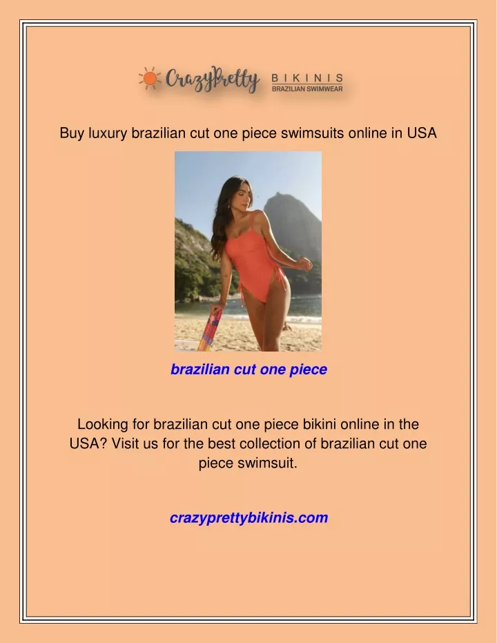 buy luxury brazilian cut one piece swimsuits