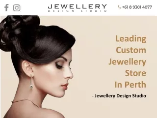 Leading Custom Jewellery Store In Perth - Jewellery Design Studio