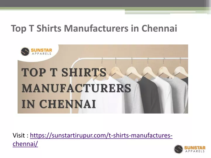 top t shirts manufacturers in chennai