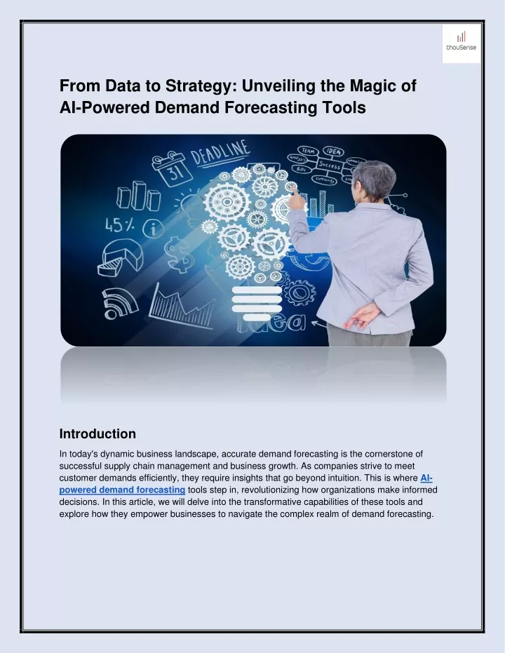 from data to strategy unveiling the magic