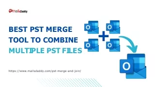 How to Merge multiple PST Files at once