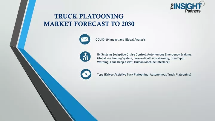 truck platooning market forecast to 2030