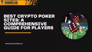 Best Crypto Poker Sites A Comprehensive Guide for Players