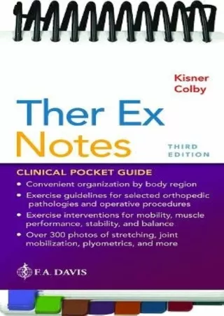 Full PDF Ther Ex Notes: Clinical Pocket Guide