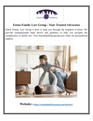 Eaton Family Law Group - Your Trusted Advocates