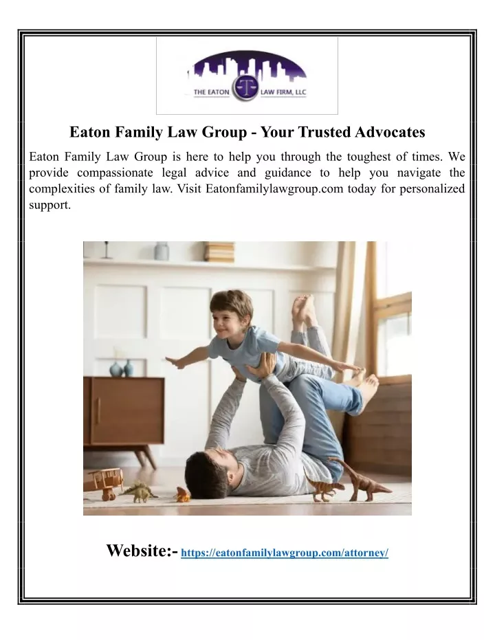 eaton family law group your trusted advocates