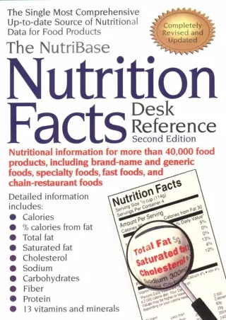 Full PDF The NutriBase Nutrition Facts Desk Reference