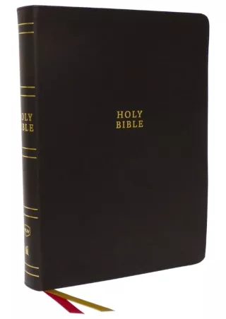 [Ebook] NKJV Holy Bible, Super Giant Print Reference Bible, Brown Bonded Leather,