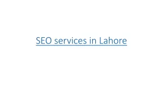 SEO services in Lahore awais