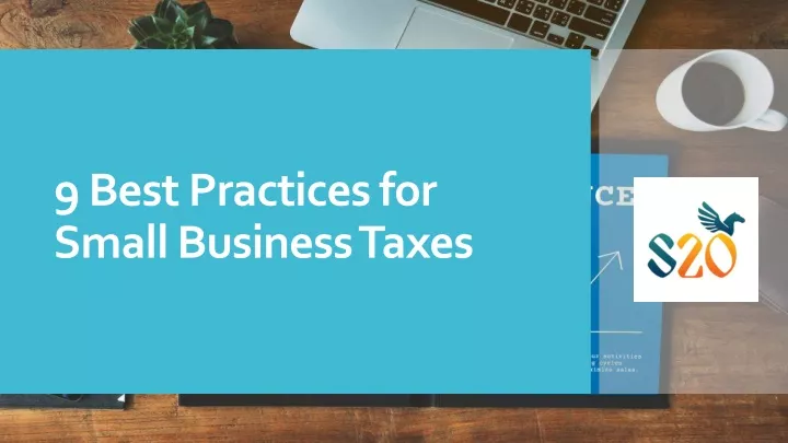 9 best practices for small business taxes