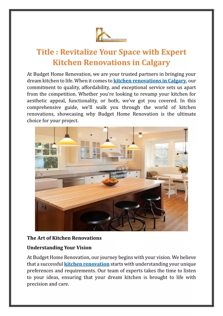 title revitalize your space with expert kitchen