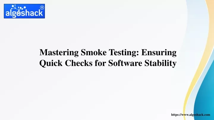 mastering smoke testing ensuring quick checks
