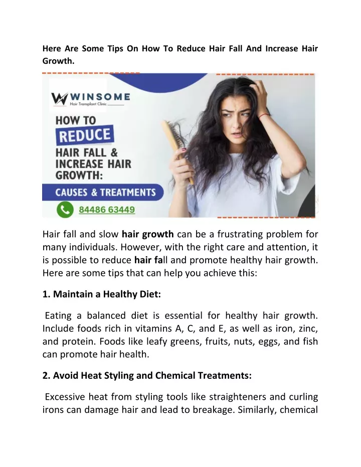 here are some tips on how to reduce hair fall