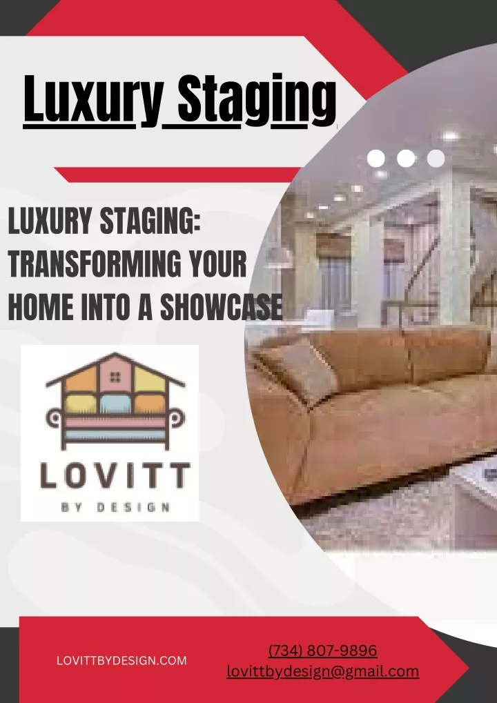 luxury staging