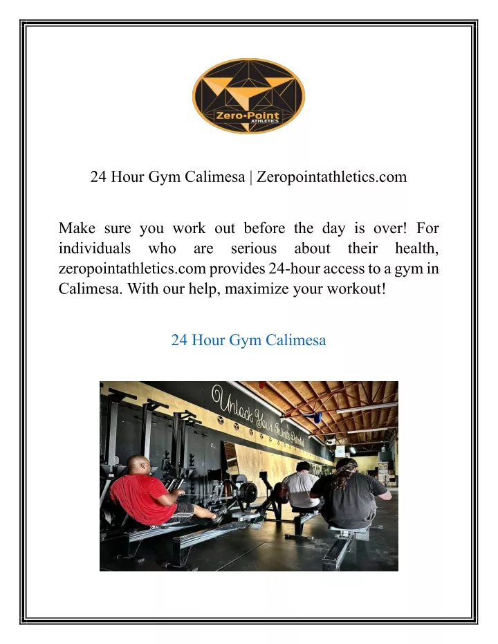24 hour gym calimesa zeropointathletics com