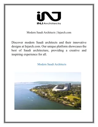 modern saudi architects injarch com