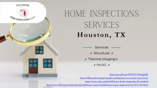 Home Inspections Services Houston, TX