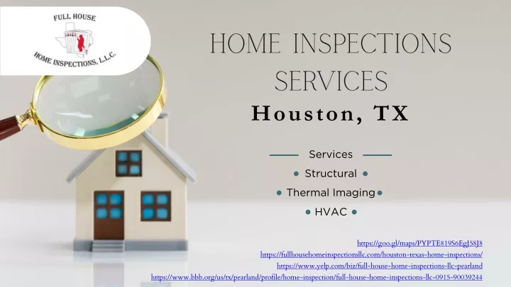 home inspections services