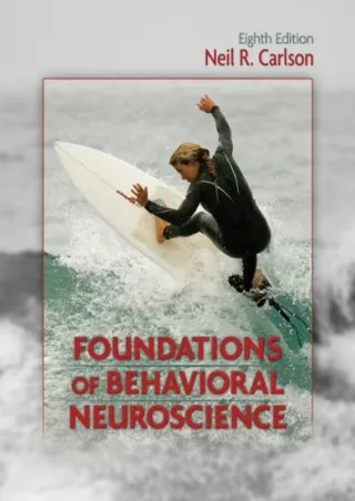 Download Book [PDF] Foundations of Behavioral Neuroscience