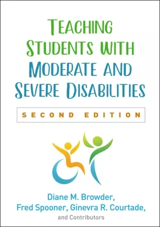 DOWNLOAD/PDF Teaching Students with Moderate and Severe Disabilities