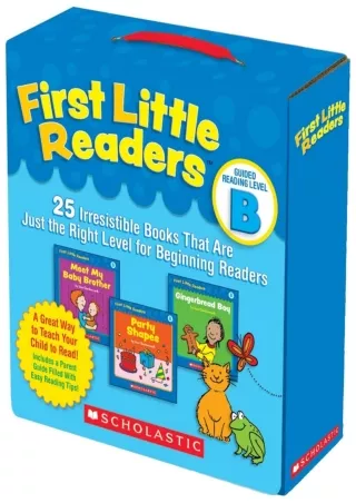 Download Book [PDF] First Little Readers Parent Pack: Guided Reading Level B: 25 Irresistible