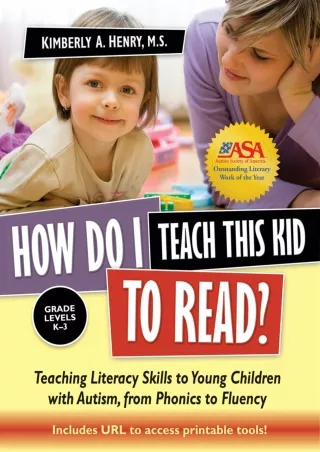 Download Book [PDF] How Do I Teach This Kid to Read?: Teaching Literacy Skills to Young Children