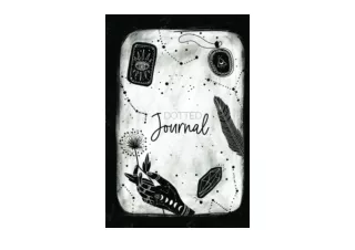 Download PDF Dotted Journal Witch Wicca Blank Journal   6x9   130 Dot Grid Pages