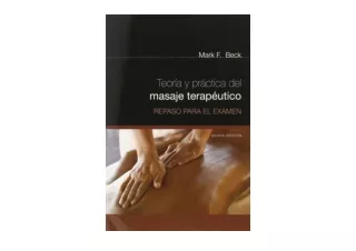 Kindle online PDF Teoria y Practica del Masaje Terapeutico Repaso para el examen