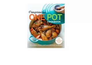 Download Weight Watchers One Pot Cookbook Weight Watchers Cooking free acces