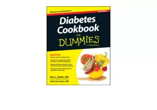 Kindle online PDF Diabetes Cookbook For Dummies free acces