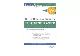 Download PDF The Co Occurring Disorders Treatment Planner with DSM 5 Updates Pra