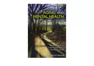 PDF read online Aging and Mental Health Understanding Aging for ipad