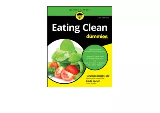 PDF read online Eating Clean For Dummies for ipad