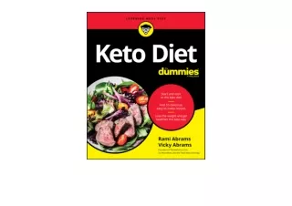 PDF read online Keto Diet For Dummies free acces