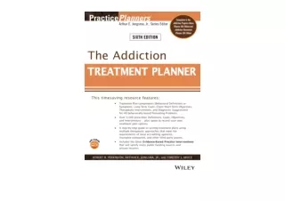 Kindle online PDF The Addiction Treatment Planner PracticePlanners unlimited