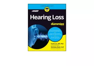 PDF read online Hearing Loss For Dummies full