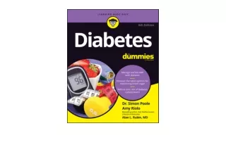 PDF read online Diabetes For Dummies unlimited