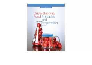 PDF read online Understanding Food Principles and Preparation full