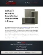 Get Custom Security Fly Screens For Your Home And Office In Brisbane - slide 1