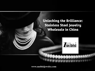 Unlocking the Brilliance Stainless Steel Jewelry Wholesale in China