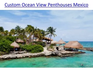 Luxury beachfront condos Mexico