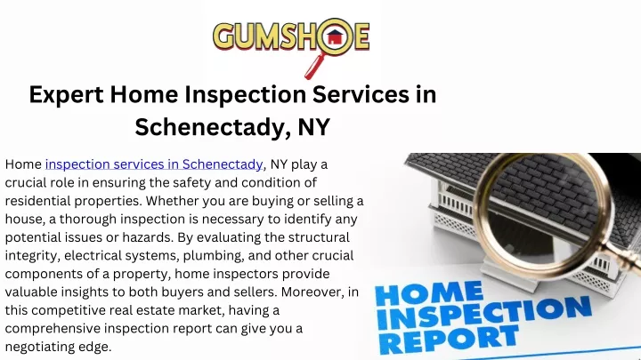 expert home inspection services in schenectady ny