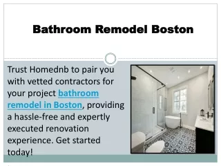 Bathroom Remodel Boston