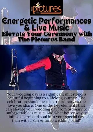 Energetic Performances and Live Music Elevate Your Ceremony with The Pictures Band