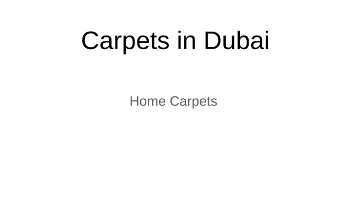 carpets in dubai