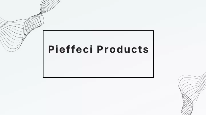 pieffeci products