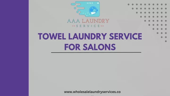 towel laundry service for salons