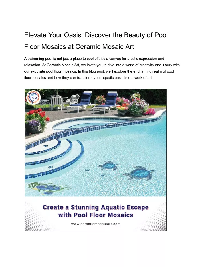 elevate your oasis discover the beauty of pool