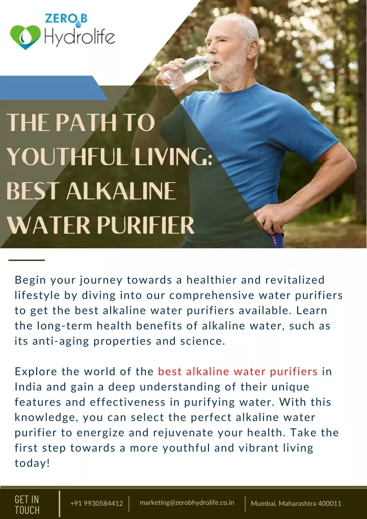 the path to youthful living best alkaline water