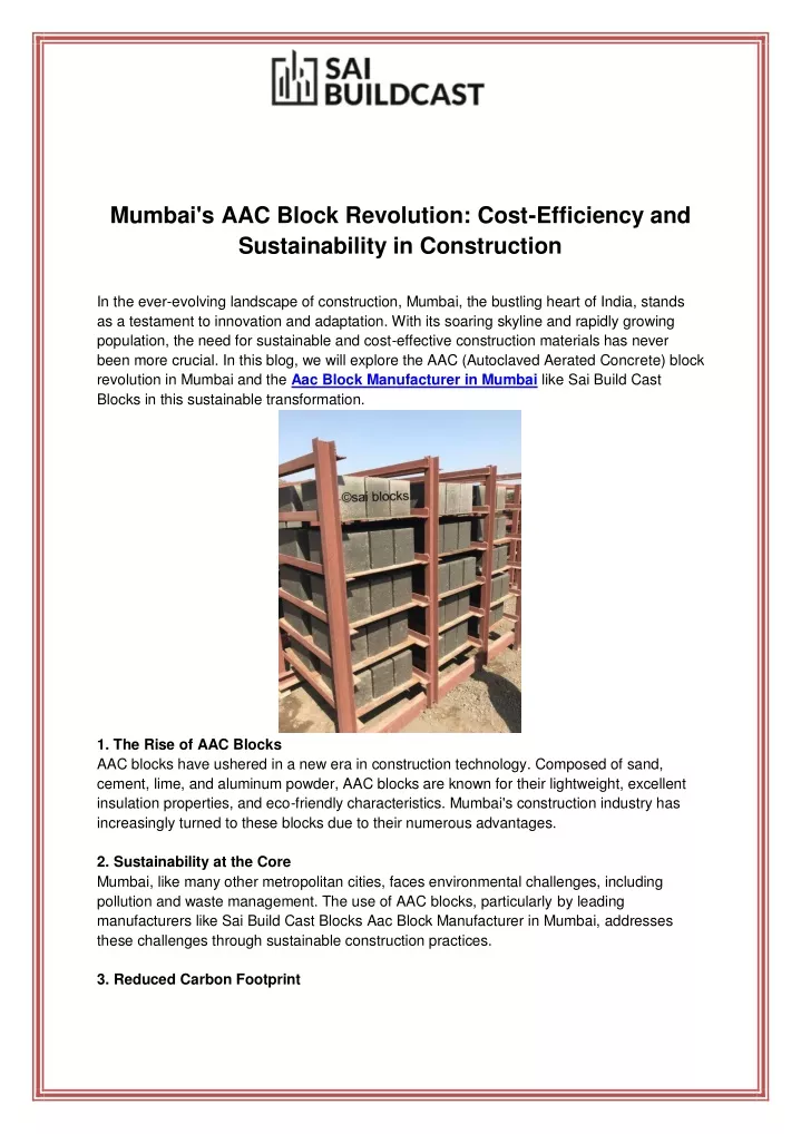 mumbai s aac block revolution cost efficiency